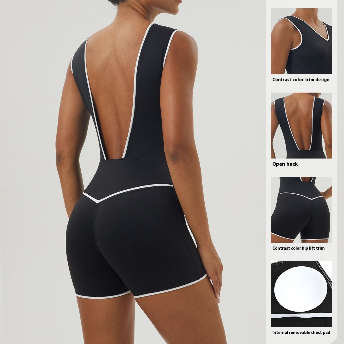 Body Deportivo SheStrongQM – Espalda Abierta Nude feel